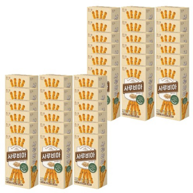 해태제과 사루비아, 60g, 36개