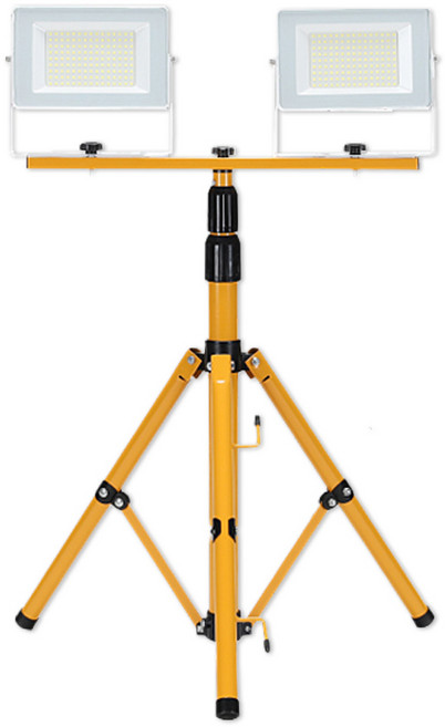 라인조명 LED 에코 사각투광기 공장등 150W 200W, 02_투광기 2등 (100w) 세트, 1개