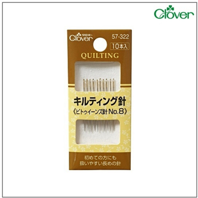 Clover 퀼팅바늘 57-32, 1개