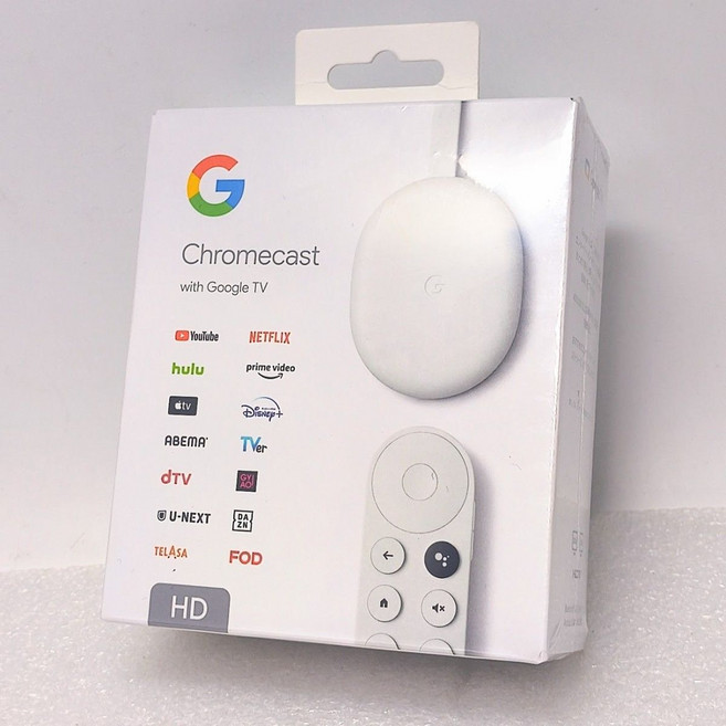 Google 구글 GA01919-JP [Chromecast with Google TV](4K 모델), 1개