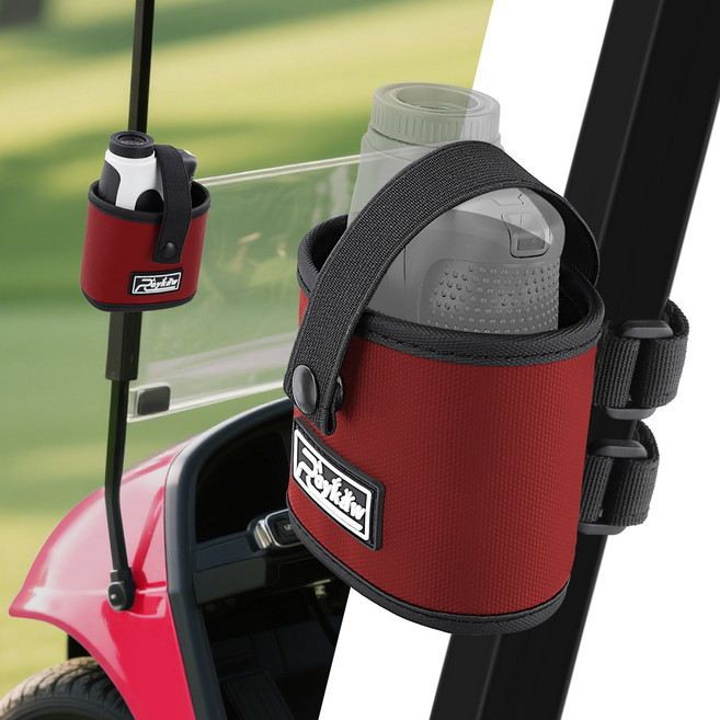 로이카우 거리측정기케이스 골프 거리측정기 가방 가볍고 편리함 골프 카트 용품, 레드