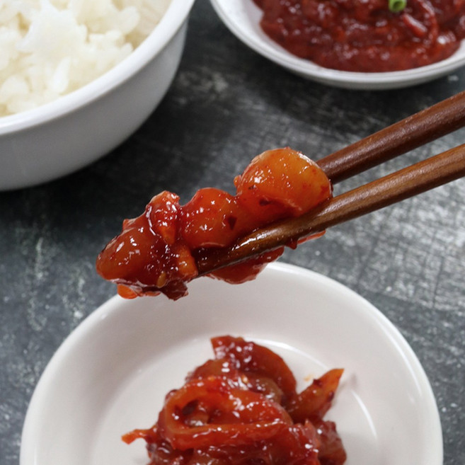 에스엠 마켓 저염식 오징어 젓갈 오징어젓 500G 국내산오징어, 1개