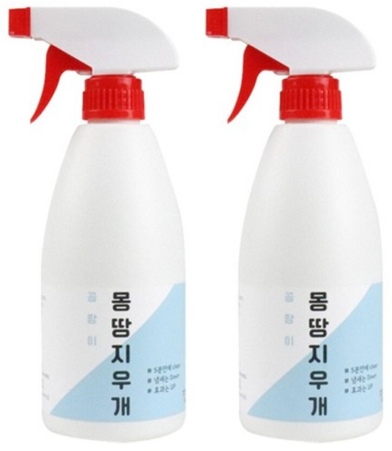 ( 입) 몽땅지우개 곰팡이 제거제 타일 욕실청소/곰팡이제거제/가정/세정제/곰팡이제로/욕실/다용도, 2개, 500ml