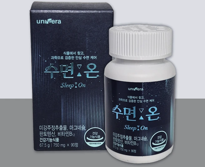 유니베라 수면온, 1개, 90정 - 쿠팡