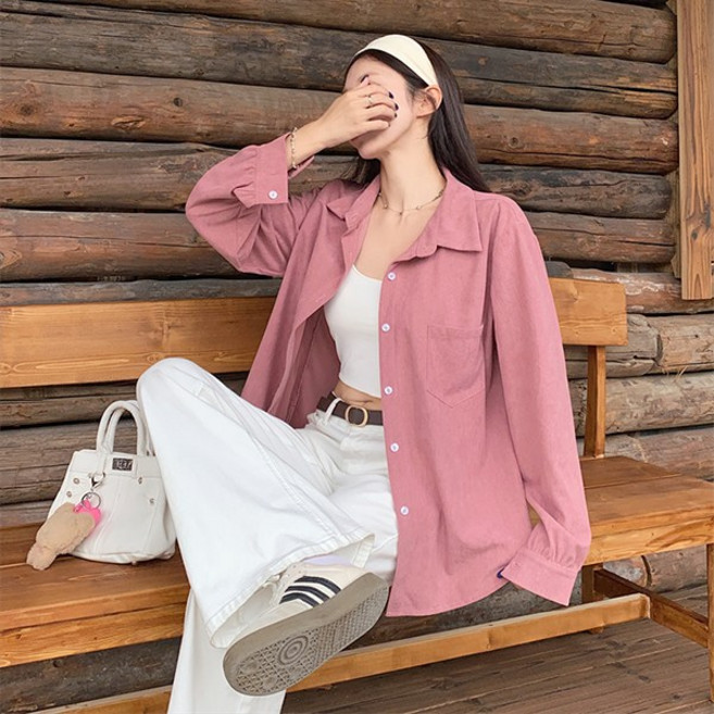 제이로그 코듀로이 골덴 간절기 남방 셔츠 베덴코NB