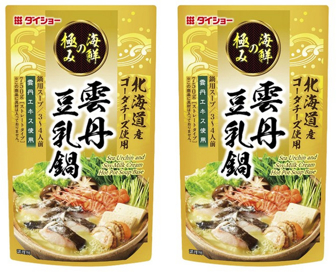 다이쇼 성게알 두유 나베 스트레이트 타입, 2개, 750g