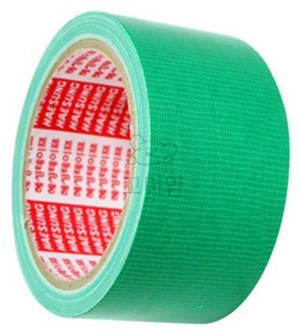 꼬미얌 청면테이프 50mmx8m 초록색테이프