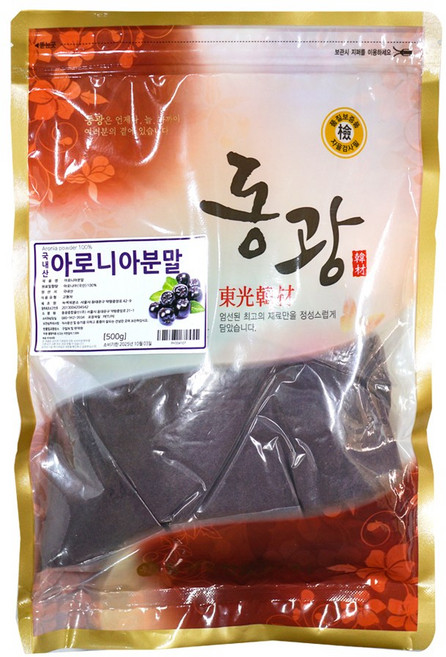 [동광한방몰] 아로니아분말/국내산, 1개, 500g