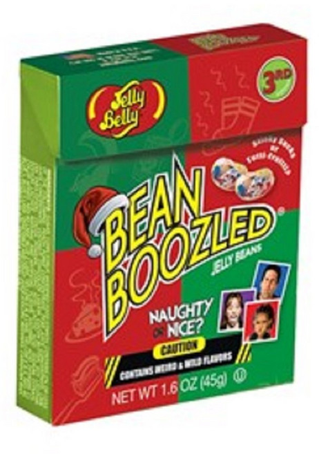 홀리데이 빈부즐드 장난 또는 착한 젤리 빈 - 1.6온스 박 Holiday BeanBoozled Naughty or Nice Jelly Beans - 1.6 oz Box (3rd, 1개, 45.36g