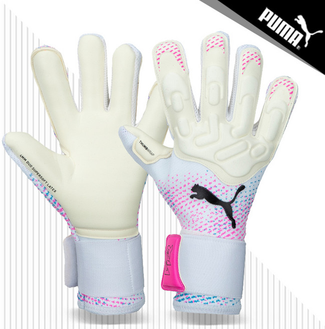푸마 퓨쳐 프로 하이브리드 골키퍼장갑 04192401 화이트핑크_쿠, 화이트핑크, 1개