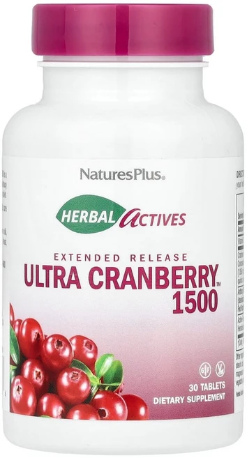 네이쳐스플러스 허브 액티브 울트라 크랜베리 1500 1500mcg 30정, 1개 - 쿠팡