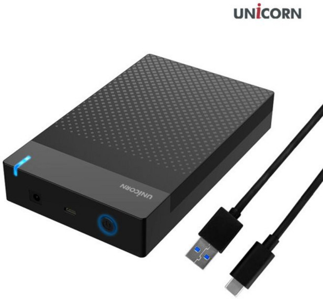 유니콘 HDD-500V USB3.1 3.5인치 외장하드케이스