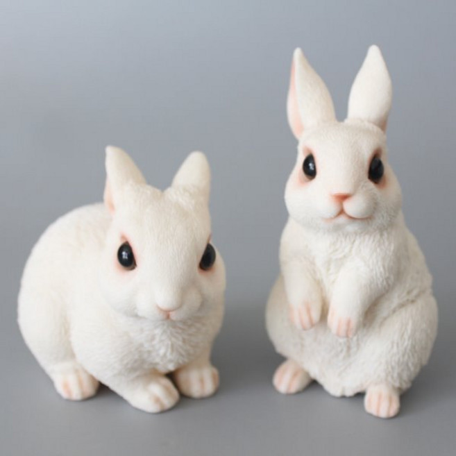 아네샵 백설 토끼 장식품 인형 인테리어 토끼 장식 소품 집들이 개업 이사 선물