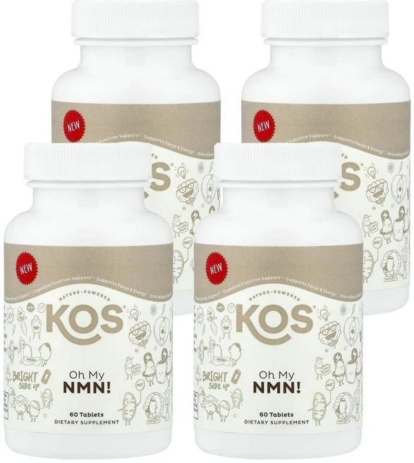 KOS 오 마이 NMN Oh My NMN! 60정, 4개 - 쿠팡