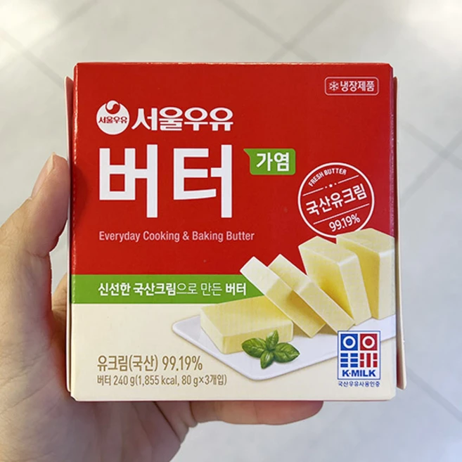 서울우유 버터, 80g, 3개 - 쿠팡