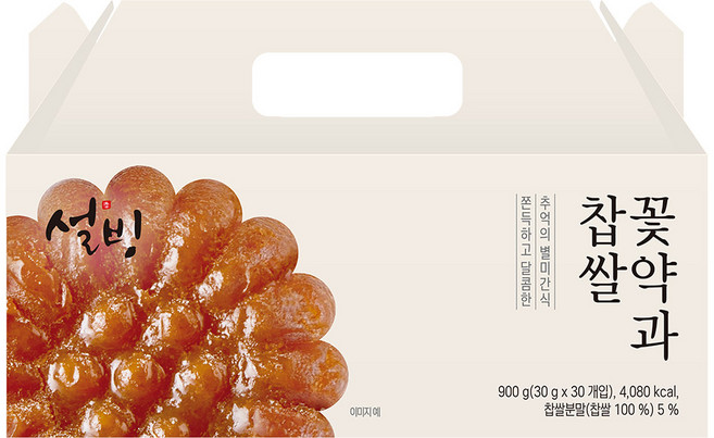 설빙 찹쌀꽃 약과세트, 30g, 30개