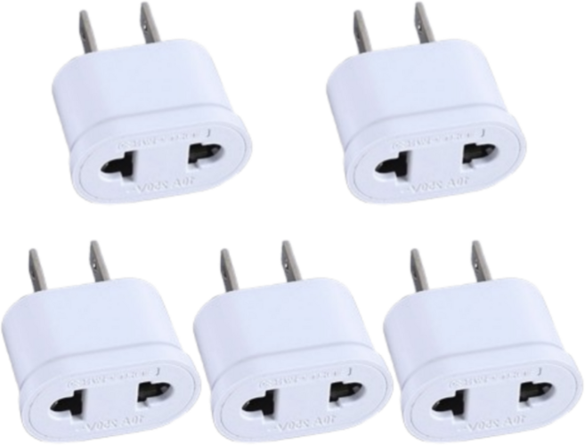 110v 220v 변환 돼지코 어댑터 일본 미국 대만 여행용, 5개