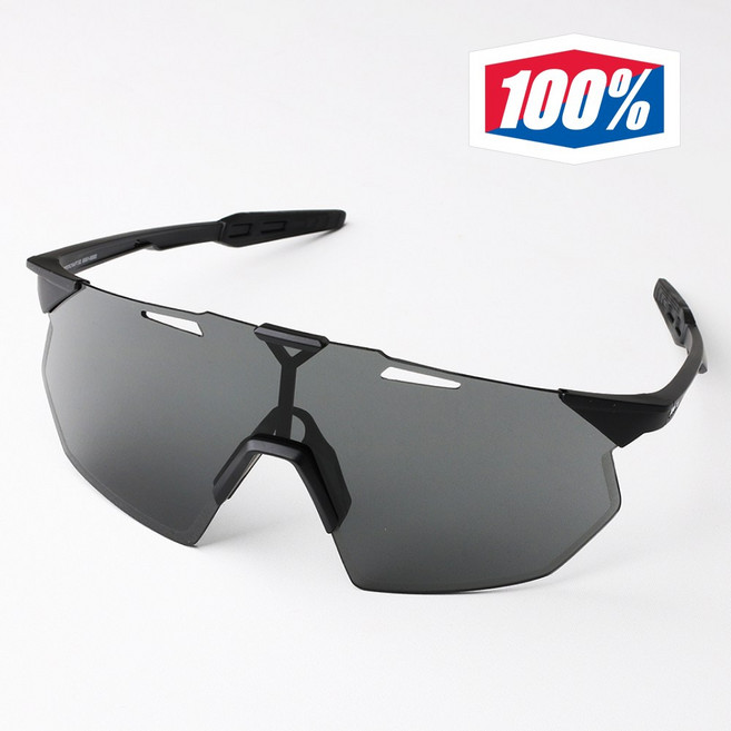 100% 백프로 선글라스 고글 하이퍼크래프트SQ 매트 블랙 스모크 60001-00002 러닝 라이딩 스포츠 선글라스