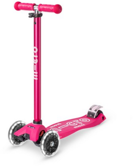 마이크로킥보드 맥시T 디럭스 LED, 핑크, 1개