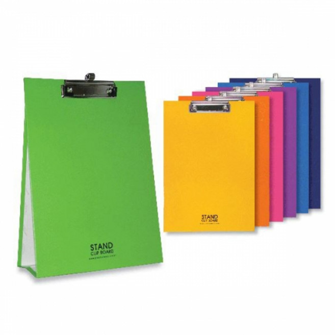 희망 아미호 스탠드 클립보드 MA007 A4 사무 결재판 스탠딩, 청색