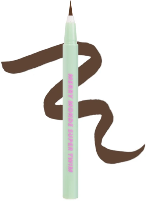 메리몽드 슈퍼트임 펜 아이라이너, 05 #모카브라운, 1개 - 쿠팡