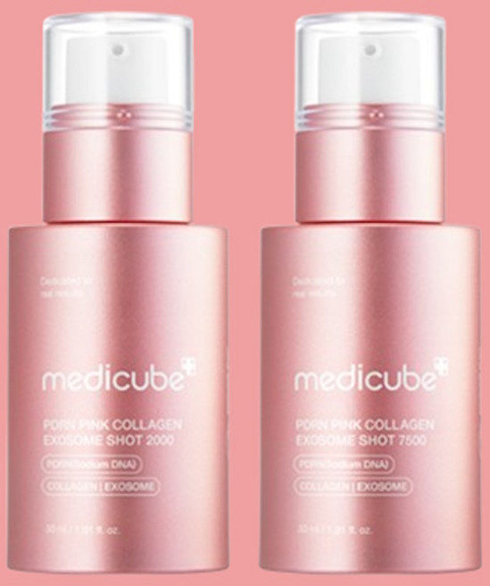 메디큐브 PDRN 엑소좀 샷 마스터 세트(PDRN 핑크엑소좀 2000+PDRN 핑크엑소좀 7500), 1세트