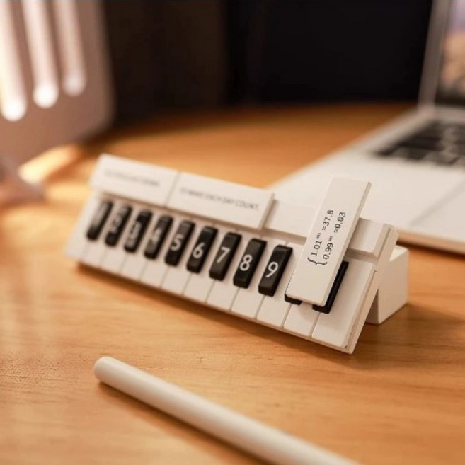 재뉴 피아노키 안심 주차 번호판, 1개, 재뉴 화이트