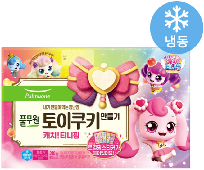 풀무원 토이쿠키 만들기 캐치 티니핑, 210g, 1개