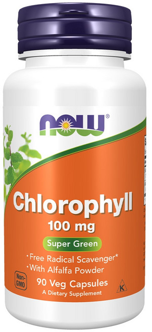 나우푸드 클로로필 엽록소 알팔파 분말 100mg 90정 CHECKYOU, 1개