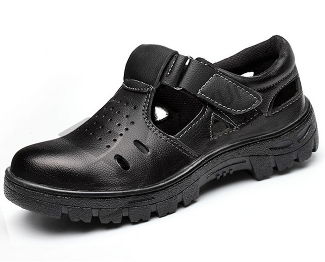 남성 여름 안전샌들 통기성 메쉬 발편한 경량 작업화 발가락보호 쿠션 논슬립 미끄럼방지 현장 건설 안전화