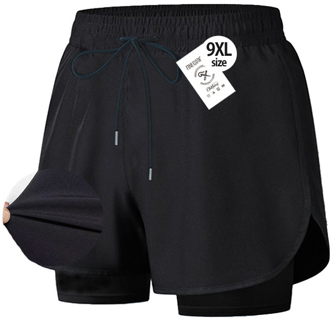 더블 엑티비티 반바지 빅사이즈 수영복 런닝 헬스 50inch까지 공용 남여 비치 스포츠 운동복 바지 바캉스