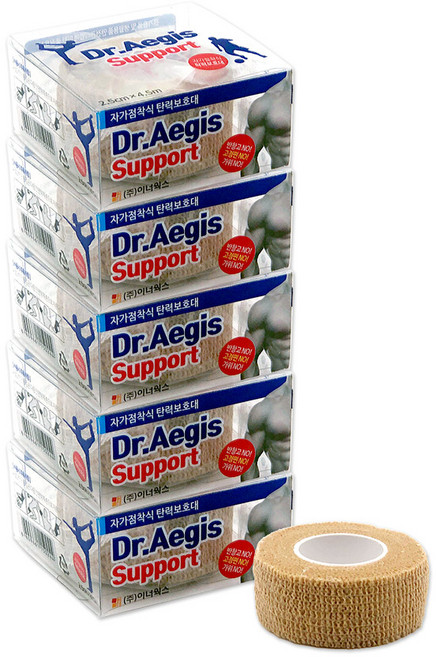 닥터이지스 자가점착식 탄력보호대 (부직포 소형) x 5개