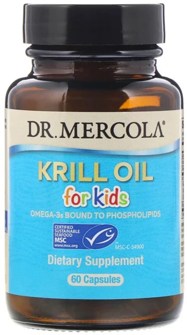닥터머콜라 어린이용 크릴 오일 캡슐, 60정, 1개 - 쿠팡