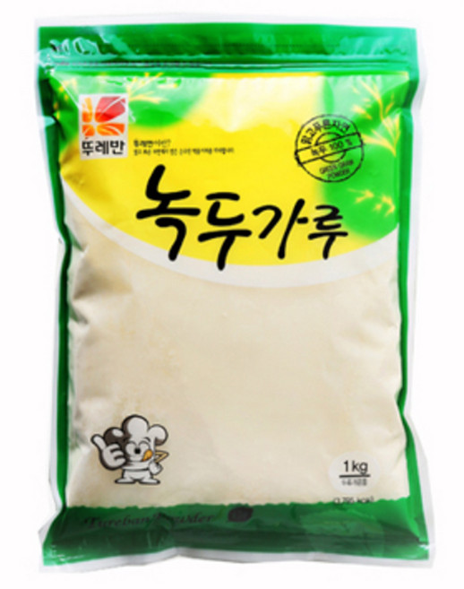 PARTSCANNER 뚜레반 녹두가루, 1kg, 1개