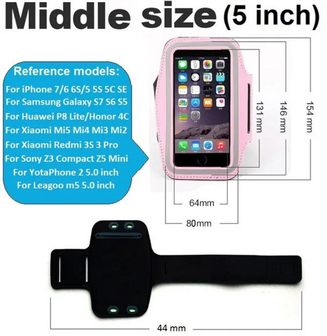 스마트폰 암밴드 러닝 LANCASE 샤오미 레드미 4X 암밴드 체육관 러닝 스포츠 암 밴드 샤오미 레드미 노트 4X 노트 4 3S 3 프로 Mi5S 휴대폰 벨트