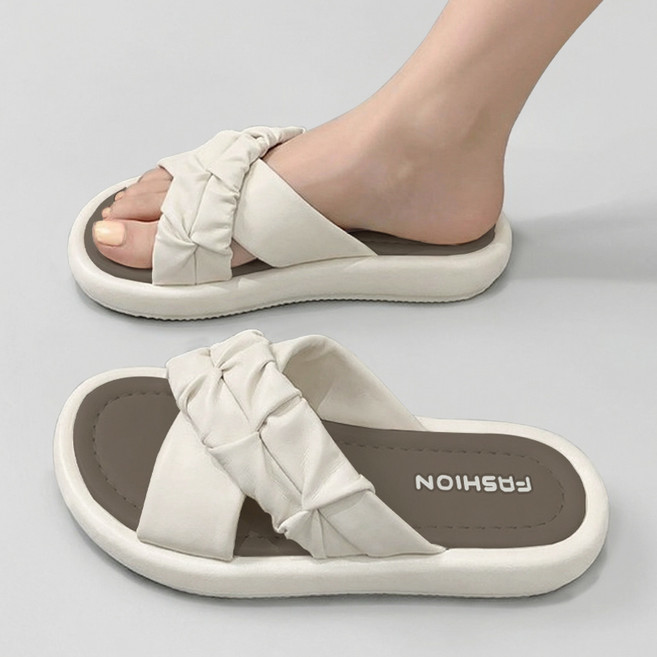 Modern Fashion 여성 발편한 스트랩 샌들 여름 슬리퍼