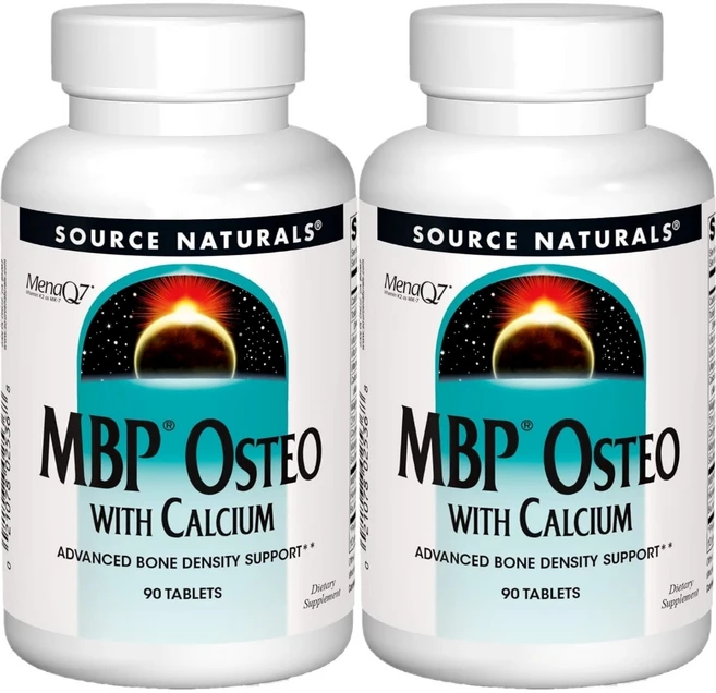 Source Naturals 소스내추럴스 MBP 오스테오 플러스 칼슘 테블릿, 2개, 90정 - 쿠팡