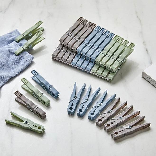 [모던하우스 광주역점] 맑은하늘바람 빨래 집게 36P 세트_Gol, 1개