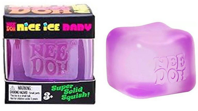 Nee Doh 捏捏冰塊 紓壓球, 1個, 紫色捏捏樂
