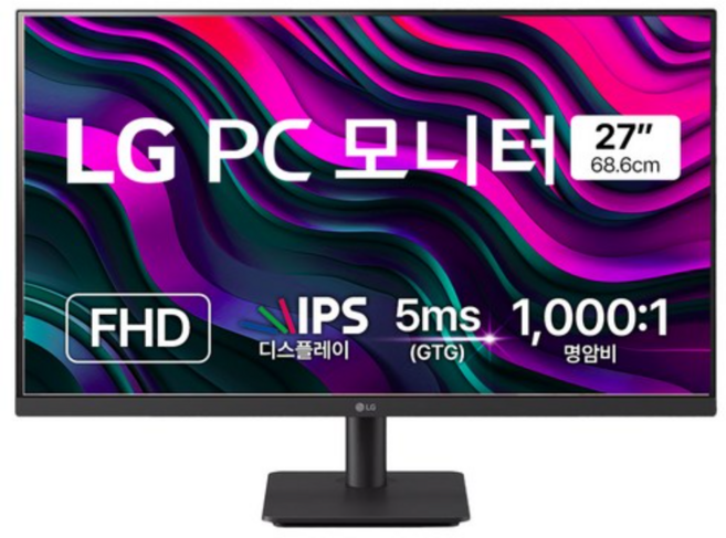 LG전자 FHD PC 모니터, 68.6cm, 27BA400