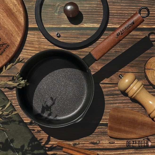 국산 이유식 냄비 인덕션 인덕션용 IH 무쇠 주물 편수 냄비 18cm, 1개