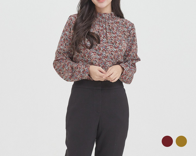 [클라비스]잔꽃 블라우스(CVBWA4V02M)