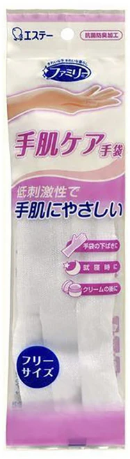 Family 손피부 케어 장갑 프리사이즈 화이트, 1개 - 쿠팡