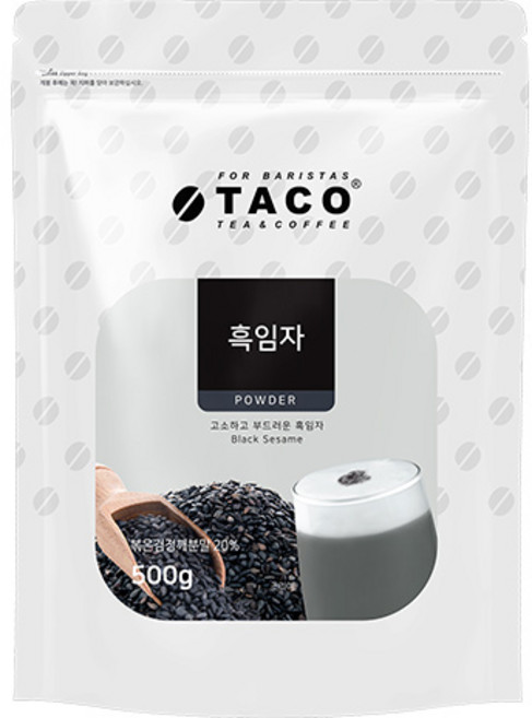 타코 흑임자 파우더 라떼분말, 500g, 1개입, 5개