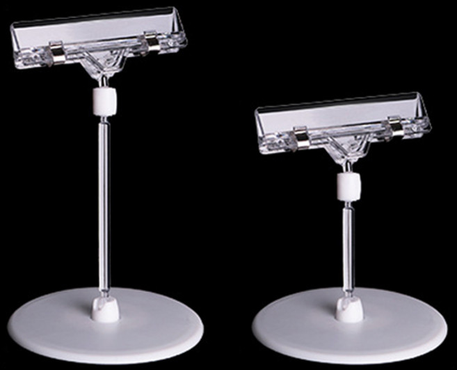 다스몰 접착스탠드 가격표꽂이 쇼클립 pop집게, 10개