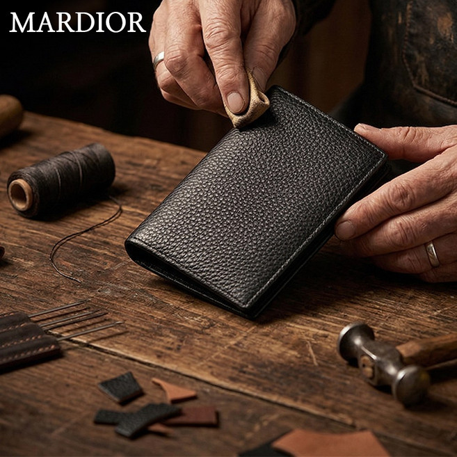 마르디올 프리미엄 소가죽 명함 카드지갑 슬림한 대용량
