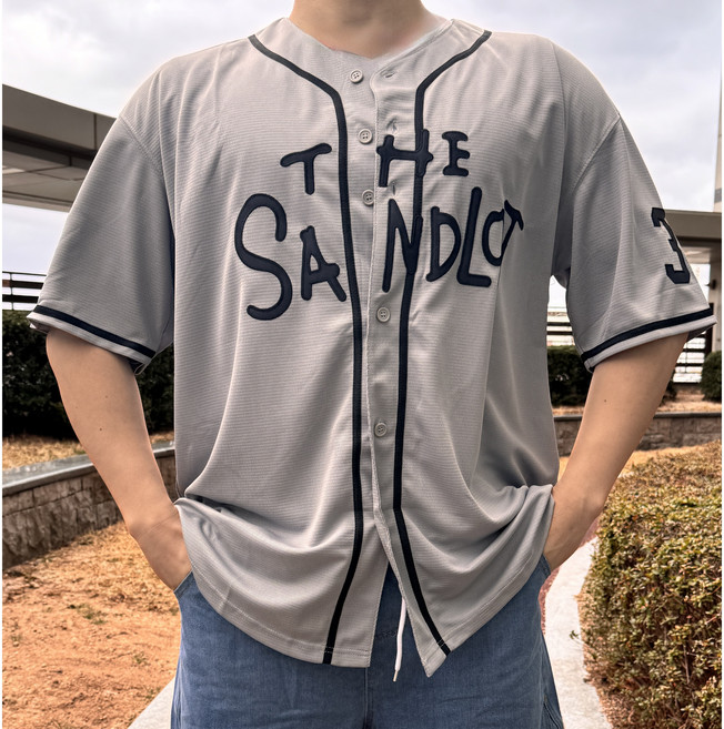 THE SANDLOT 리틀야구왕 자수 유니폼 져지 남여공용 블록코어 야구복