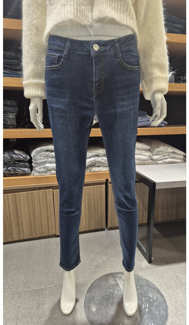 닉스 여성 스키니핏 25 26 27 28 29 30 사이즈 베스트 일상생활 데일리 입기 좋은 핏 예쁜 면 폴리 사방 스판 사계절 청바지 F-NBR-DDK502 IBD