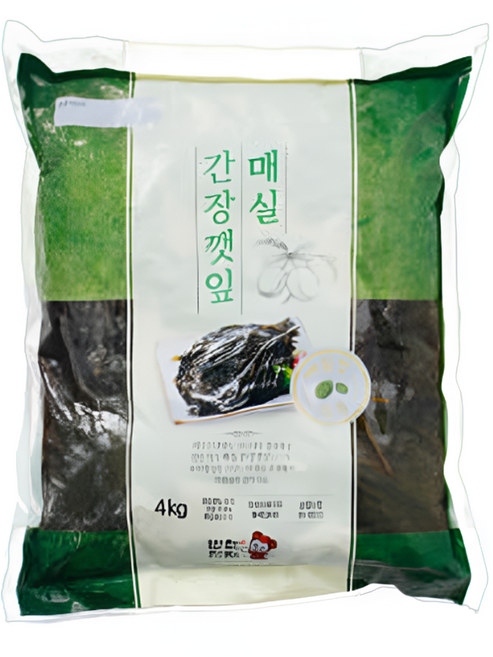또밥찬 반찬단지 매실간장깻잎 4kgX4 (1박스) 깻잎장아찌 대용량 업소용, 4kg, 4개