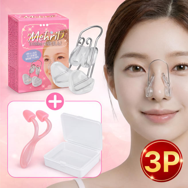 [명품 콧대] 오똑하게 코높여주는 콧볼 축소 콧대 높이기 2종세트, T001_콧볼 축소기+코 롤러 마사지, 1세트